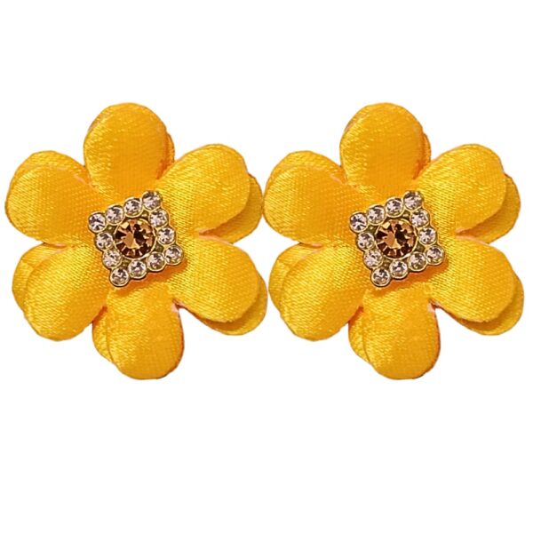 Yellow Flower Necklace Set Combo 4