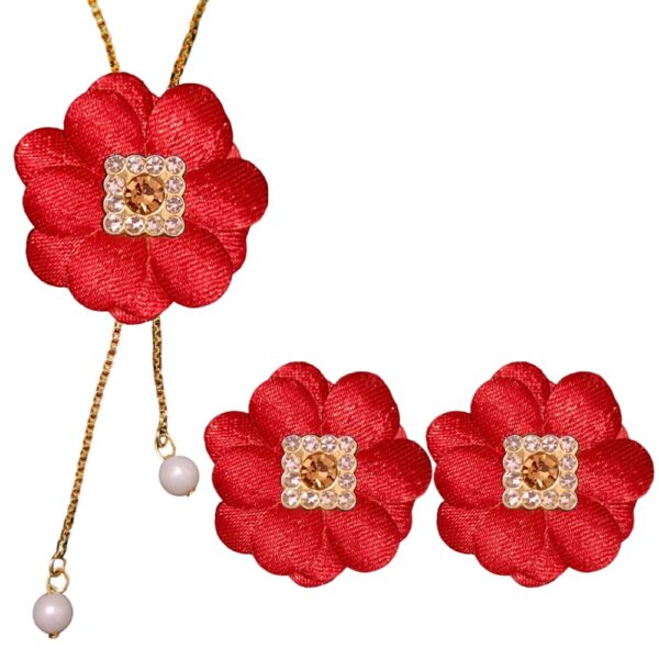 Red and Blue Necklace Set Combo 2