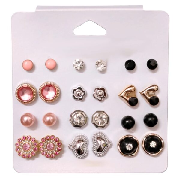 Twelve Stud Earring Combo Set 2