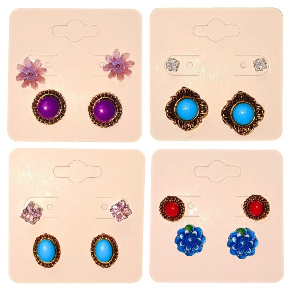 Trending Earrings with Clips and Ring Set 2