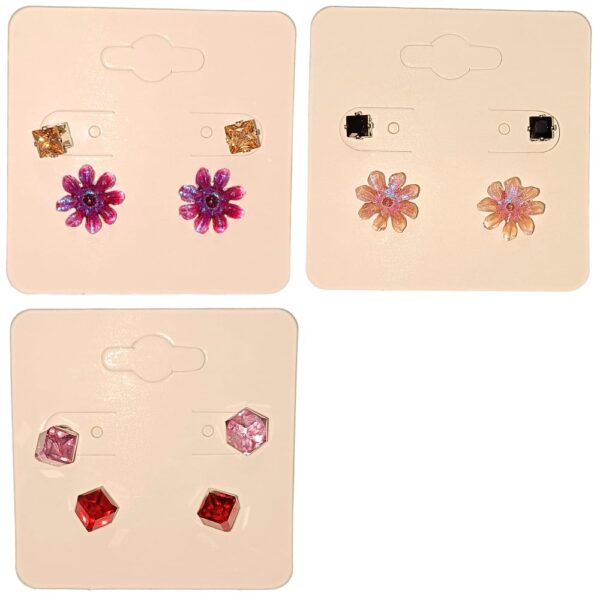 Wonderful Stud Earrings with Hair Clips Combo 2