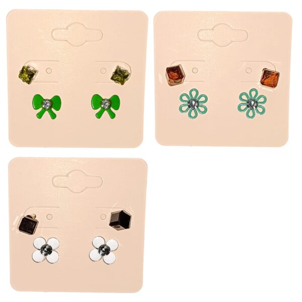 Westurn Stud Earrings with Hair Clips Combo 2
